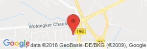 Position der Autogas-Tankstelle: HEM-Tankstelle in 17235, Neustrelitz