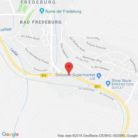 Standort der Tankstelle: ARAL Tankstelle in 57392, Schmallenberg