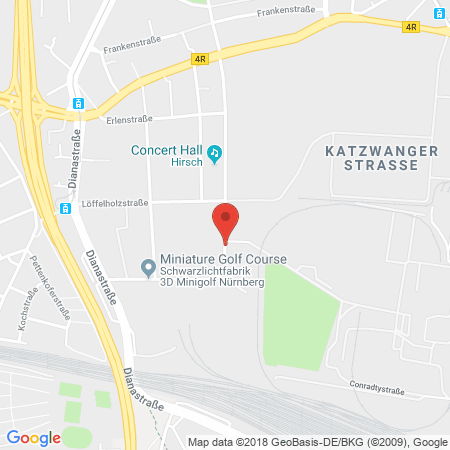 Standort der Autogas Tankstelle: Gas and More - Nürnberg in 90441, Nürnberg