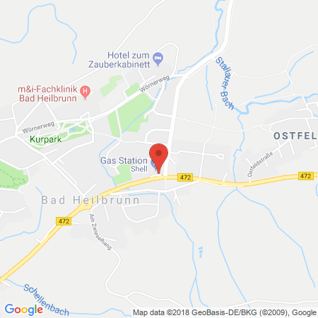 Standort der Tankstelle: Shell Tankstelle in 83670, Bad Heilbrunn